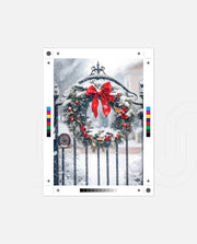 Snowy Holiday Wreath