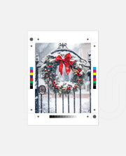 Snowy Holiday Wreath