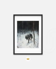 Lone Wolf in Winter