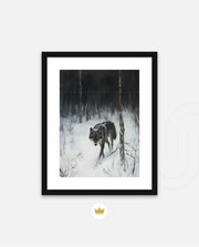 Lone Wolf in Winter