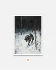 Lone Wolf in Winter