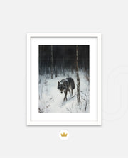 Lone Wolf in Winter