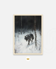 Lone Wolf in Winter