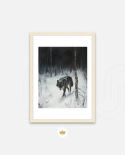 Lone Wolf in Winter