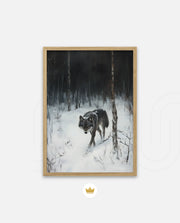 Lone Wolf in Winter