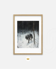 Lone Wolf in Winter