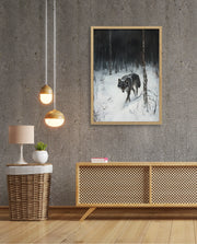 Lone Wolf in Winter