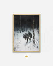 Lone Wolf in Winter