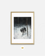 Lone Wolf in Winter