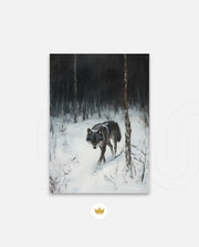 Lone Wolf in Winter