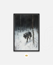 Lone Wolf in Winter