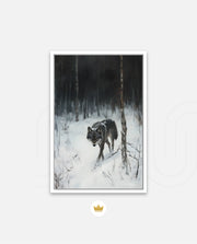 Lone Wolf in Winter