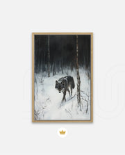 Lone Wolf in Winter