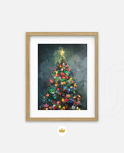 Abstract Christmas Radiance