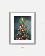 Abstract Christmas Radiance