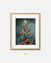 Abstract Christmas Radiance