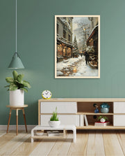 Snowy Market Lane