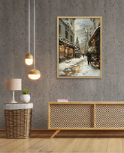 Snowy Market Lane