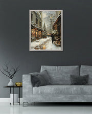 Snowy Market Lane
