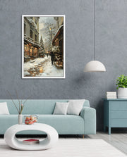 Snowy Market Lane