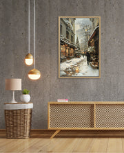 Snowy Market Lane