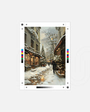 Snowy Market Lane