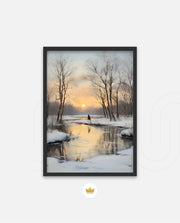 Winter Sunset Tranquility