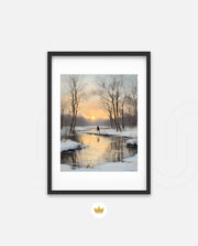 Winter Sunset Tranquility