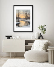 Winter Sunset Tranquility