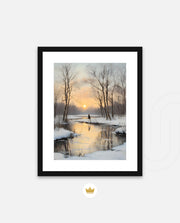 Winter Sunset Tranquility