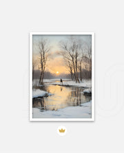 Winter Sunset Tranquility
