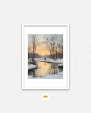 Winter Sunset Tranquility