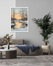 Winter Sunset Tranquility
