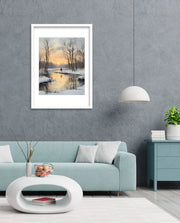 Winter Sunset Tranquility