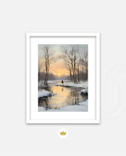 Winter Sunset Tranquility