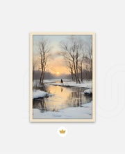 Winter Sunset Tranquility