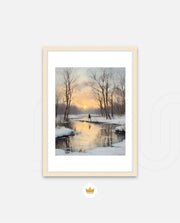 Winter Sunset Tranquility