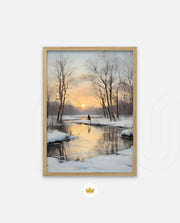 Winter Sunset Tranquility