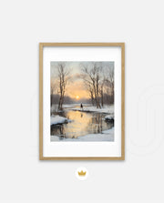 Winter Sunset Tranquility
