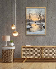 Winter Sunset Tranquility