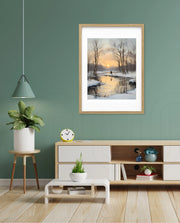 Winter Sunset Tranquility
