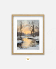 Winter Sunset Tranquility