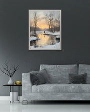 Winter Sunset Tranquility