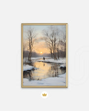 Winter Sunset Tranquility