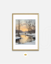 Winter Sunset Tranquility