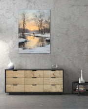 Winter Sunset Tranquility