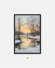 Winter Sunset Tranquility