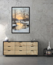Winter Sunset Tranquility