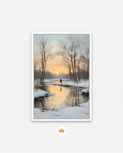 Winter Sunset Tranquility