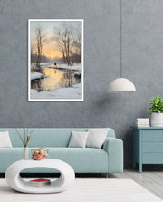Winter Sunset Tranquility